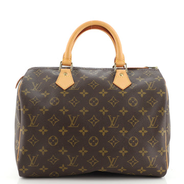 Louis Vuitton Speedy Handbag Monogram Canvas 30