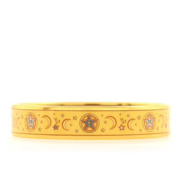 Hermes Bangle Bracelet Printed Enamel Medium