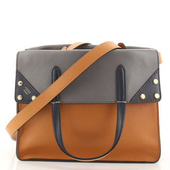 Fendi Flip Tote Leather Small