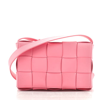 Bottega Veneta Cassette Crossbody Bag Maxi Intrecciato Leather