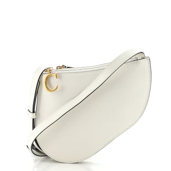 Christian Dior Saddle Triple Zip Crossbody Pouch Leather