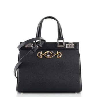 Gucci Zumi Top Handle Bag Leather Small