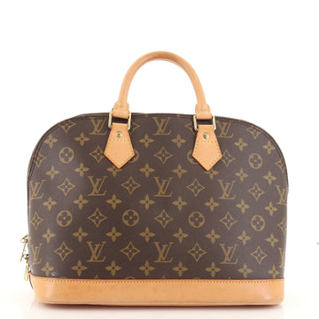 Louis Vuitton Vintage Alma Handbag Monogram Canvas PM