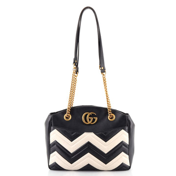 Gucci GG Marmont Chain Tote Matelasse Leather Medium