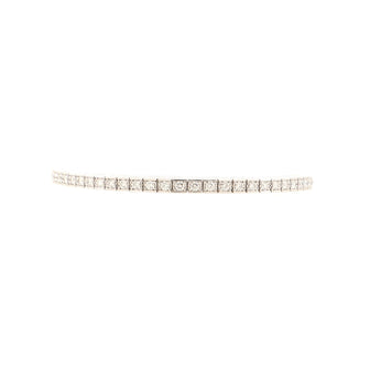 Cartier Lanieres Bracelet 18K White Gold with Diamonds