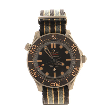 Omega Seamaster 007 Edition Diver 300M Co-Axial Master Chronometer Automatic Watch Titanium and Nylon 42
