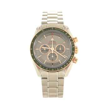 Omega Speedmaster Professional Tokyo Olympic Chronograph Limited Edition Manual Watch Stainless Steel and Rose Gold 42