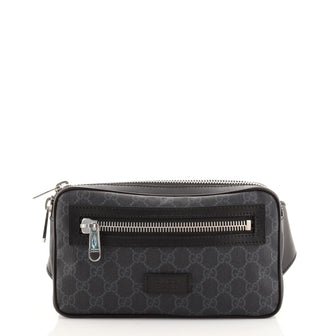 Gucci Soft Zip Belt Bag GG Coated Canvas Small