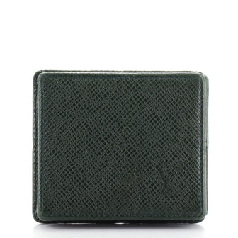 Louis Vuitton Porte-Monnaie Boit Coin Purse Taiga Leather