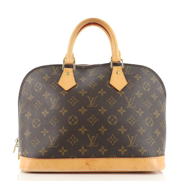 Louis Vuitton Vintage Alma Handbag Monogram Canvas PM