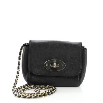 Mulberry Lily Chain Flap Bag Leather Mini