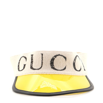 Gucci Logo Visor Vinyl and Cotton