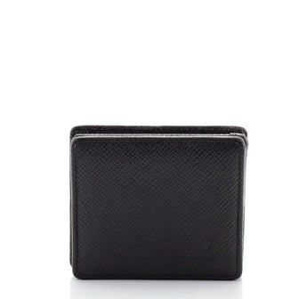 Louis Vuitton Porte-Monnaie Boit Coin Purse Taiga Leather