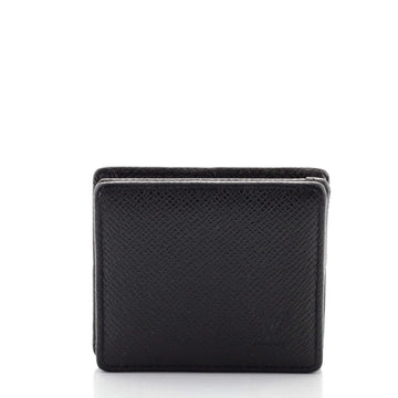 Louis Vuitton Porte-Monnaie Boit Coin Purse Taiga Leather
