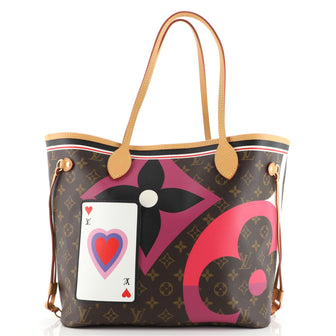 Louis Vuitton Neverfull NM Tote Limited Edition Game On Monogram Canvas MM