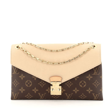 Louis Vuitton Pallas Chain Shoulder Bag Monogram Canvas and Calf Leather
