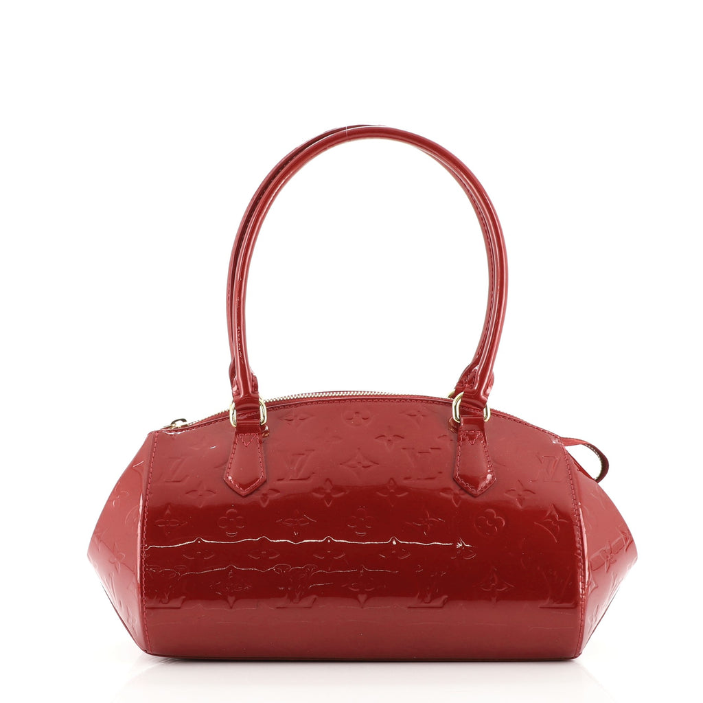 Louis Vuitton Monogram Vernis Sherwood PM M91493 Red Leather Enamel  ref.791807 - Joli Closet