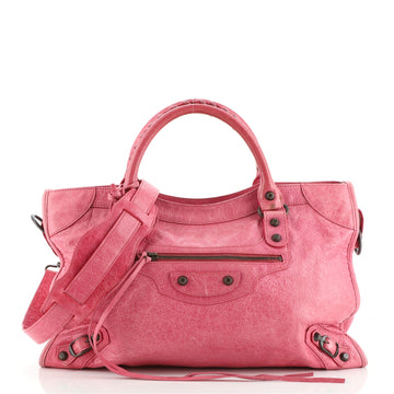 Balenciaga City Classic Studs Bag Leather Medium