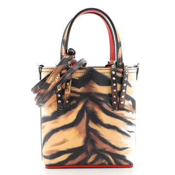 Christian Louboutin Cabata Tote Printed Leather Mini