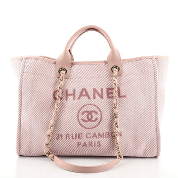Chanel Deauville Tote Mixed Fibers Medium
