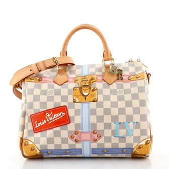 Louis Vuitton Speedy Bandouliere Bag Limited Edition Summer Trunks