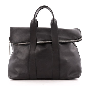 3.1 Phillip Lim 31 Hour Fold-Over Tote Leather