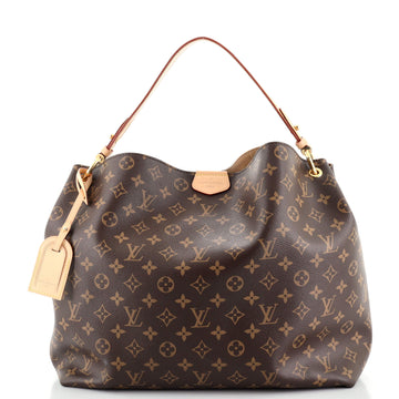 Louis Vuitton Graceful Handbag Monogram Canvas MM