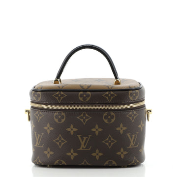 Louis Vuitton Vanity Handbag Reverse Monogram Canvas PM