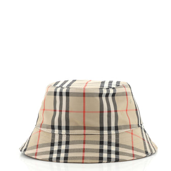 Burberry Bucket Hat Vintage Check Canvas