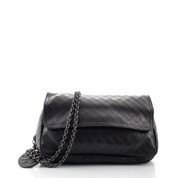 Bottega Veneta Expandable Chain Crossbody Bag Intrecciato Nappa Small
