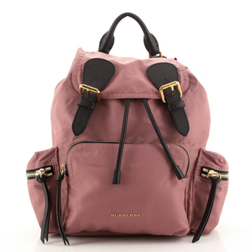 Burberry Rucksack Backpack Nylon with Leather Medium