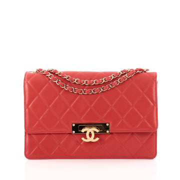 Chanel Golden Class Flap Bag Quilted Lambskin Large