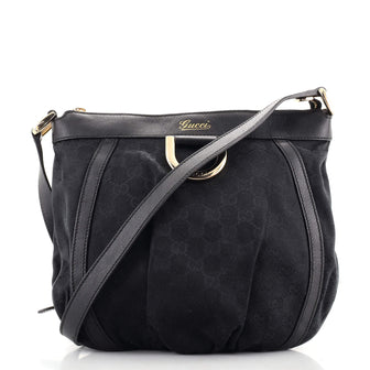 Gucci D Ring Messenger Bag GG Canvas Small