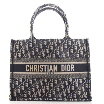 Christian Dior Book Tote Oblique Canvas Small