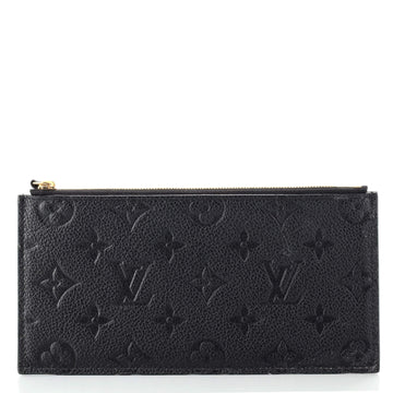 Louis Vuitton Felicie Zip Pouch Insert Monogram Empreinte Leather