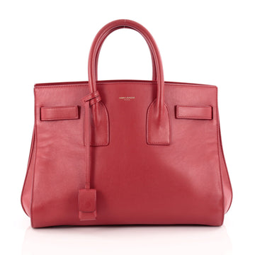 Saint Laurent Sac De Jour Handbag Leather Small