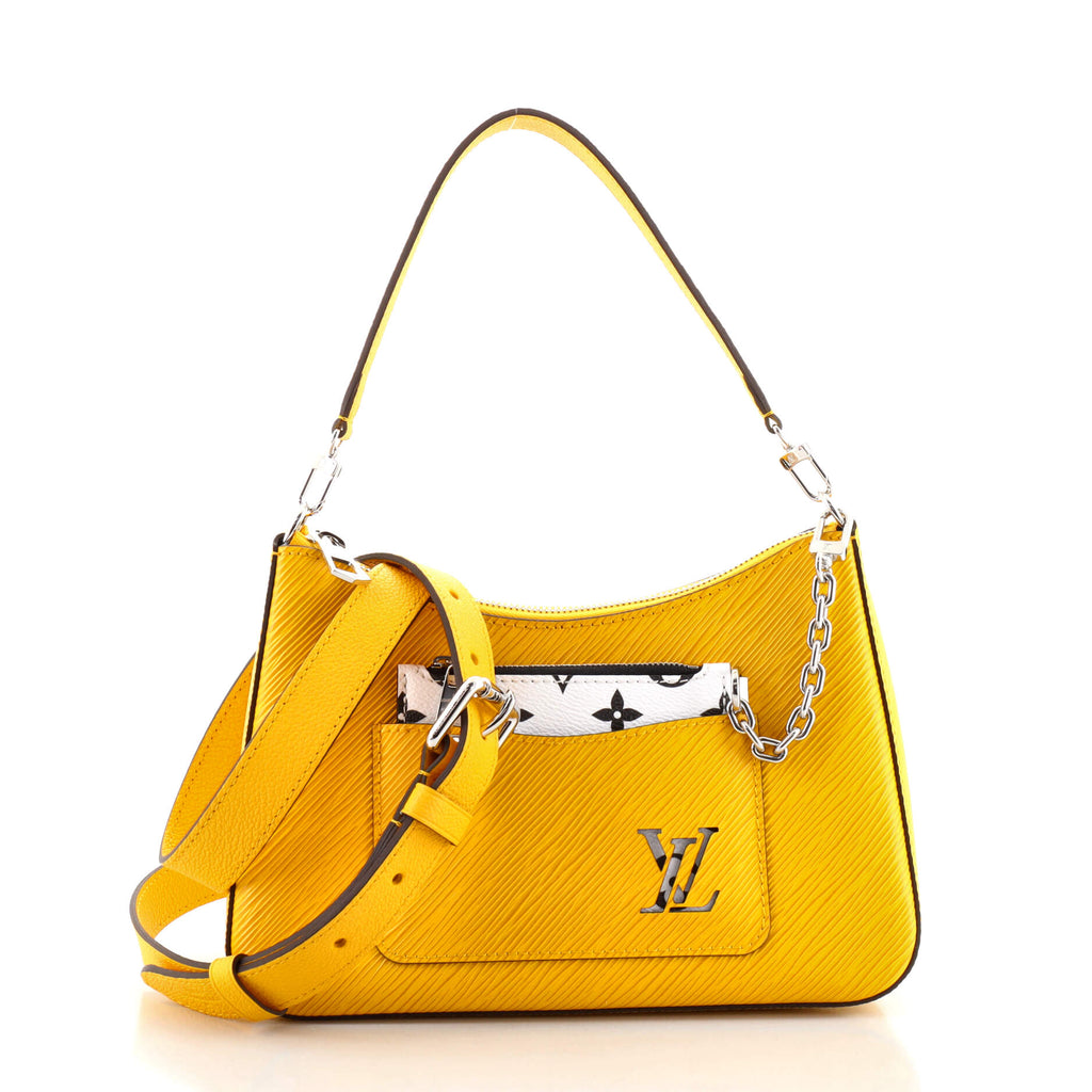 Louis Vuitton, Bags, Louis Vuitton Marelle Handbag Epi Leather Yellow