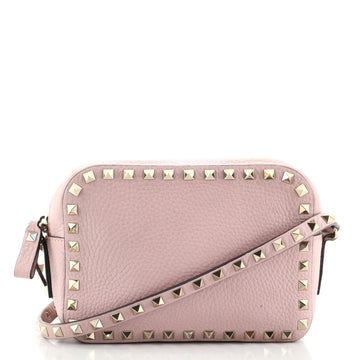 Valentino Rockstud Camera Crossbody Bag Leather