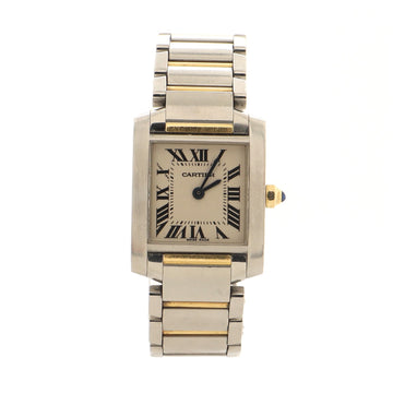 Cartier Tank Francaise Quartz Watch Stainless Steel and Yellow Gold 20