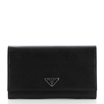 Prada Flap Wallet Saffiano Leather Long