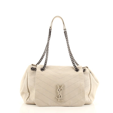 Saint Laurent Nolita Satchel Matelasse Chevron Leather Medium