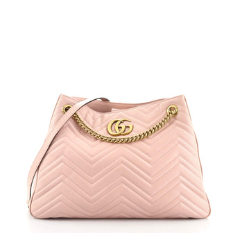 Gucci GG Marmont Chain Shoulder Bag Matelasse Leather