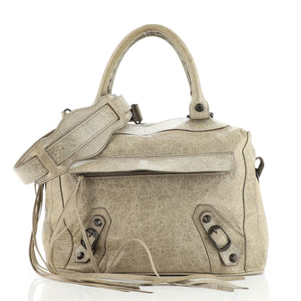Balenciaga Metro Classic Studs Bag Leather Medium