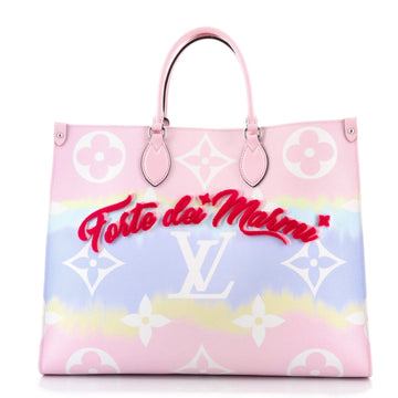 Louis Vuitton OnTheGo Tote Limited Edition Cities Escale Monogram Giant GM