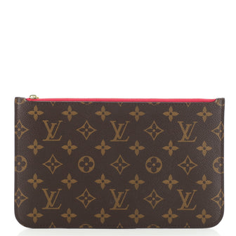 Louis Vuitton Neverfull Pochette Monogram Canvas Large
