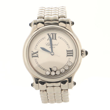 Chopard Happy Sport The First Automatic Watch Stainless Steel with Floating Diamonds 33