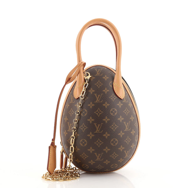 Louis Vuitton Monogram Egg Bag Black 583356