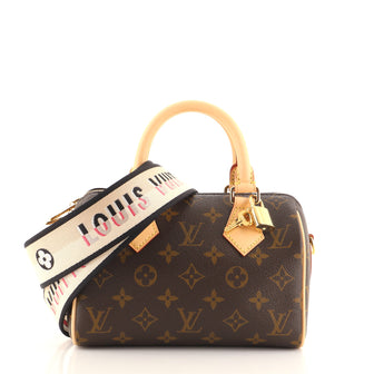 Louis Vuitton Speedy Bandouliere Bag Monogram Canvas 20