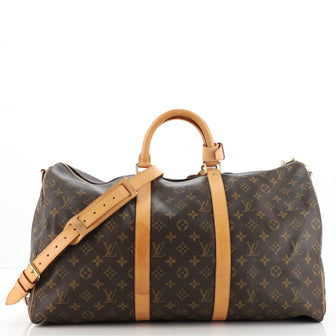 Louis Vuitton Keepall Bandouliere Bag Monogram Canvas 50