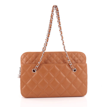 Chanel In The Business Camera Bag Quilted Calfskin Large